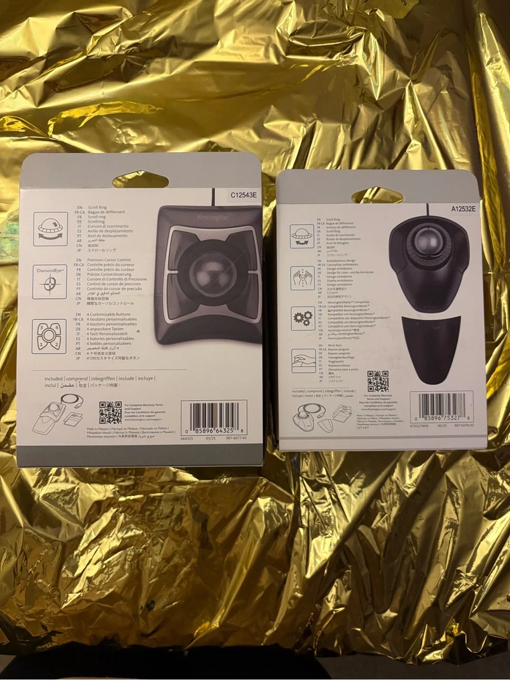 Kensington Black Trackball Mouse — Expert & Orbit Options